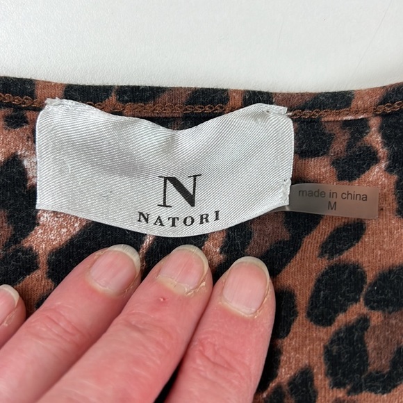 ***SOLD****Natori Ombre Leopard Short Sleeve Pajamas - Picture 3 of 13